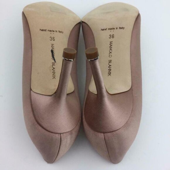 MANOLO BLAHNIK Hangisi Pump sz 6.5 - Picture 10 of 13